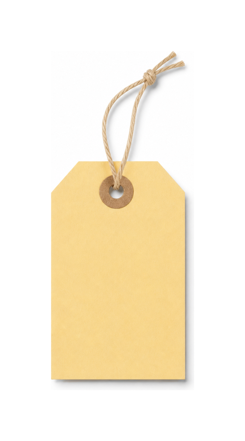 price tag